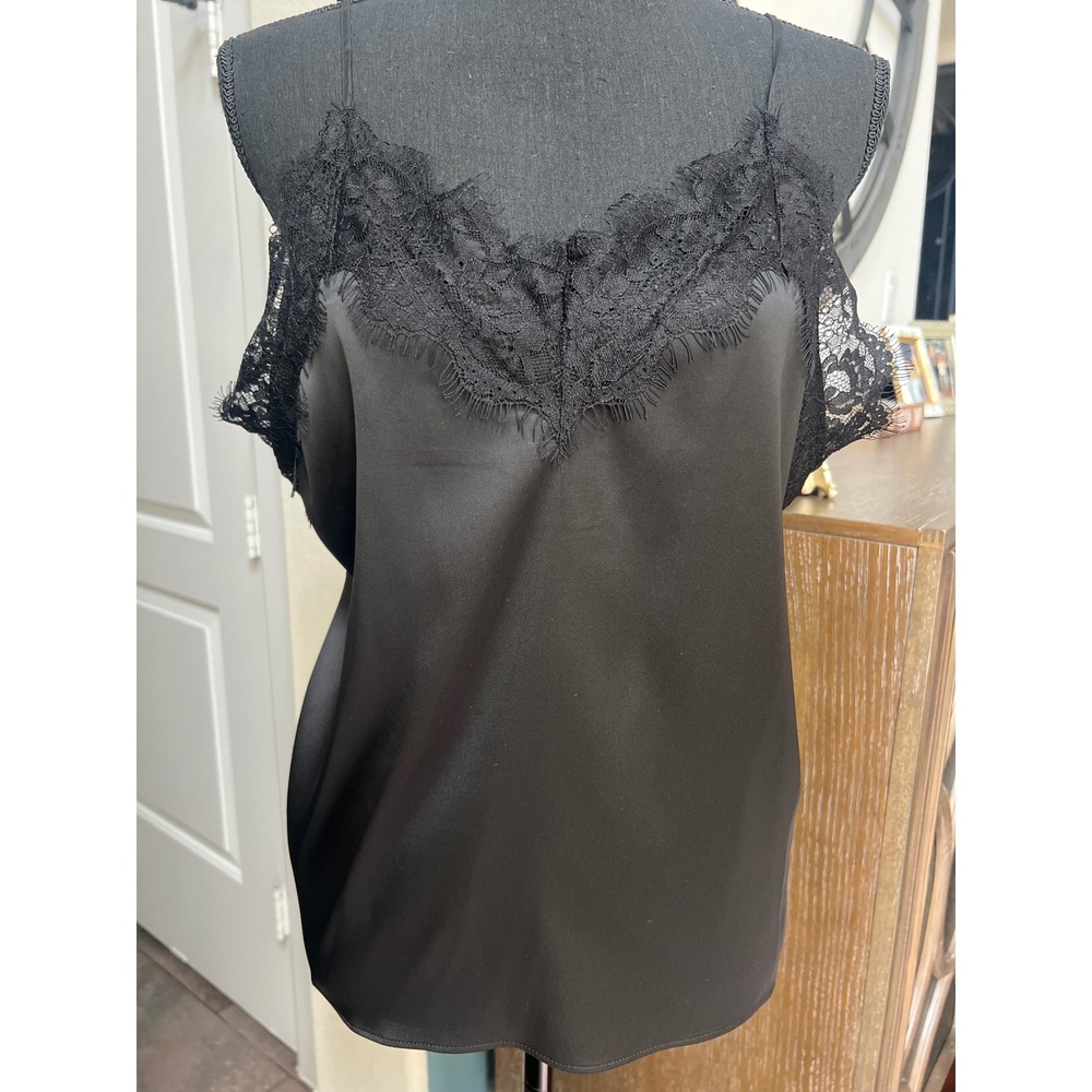 The Drop Black Lace Camisole - Picture 2 of 5
